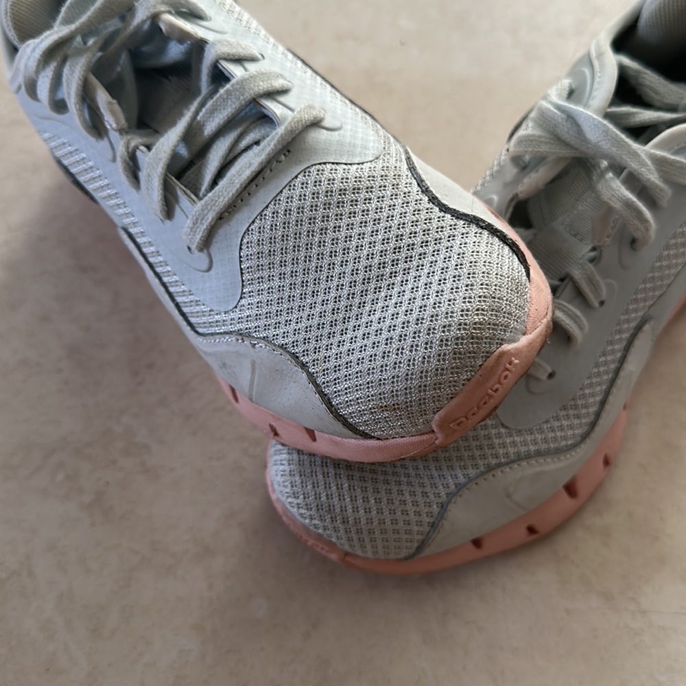 Pink & Gray Reebok Sneakers - Picture 3 of 4